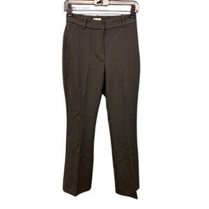 Wilfred Pull On Dress Pants Womens 2 Black High Rise Slim Leg Polyester Workwear